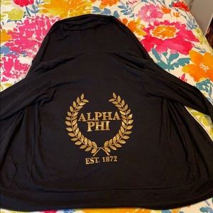 Alpha Phi zip up hoodie